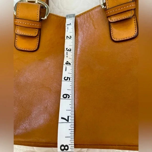 Tignanello Tote Purse with silver buckle detail - Picture 6 of 15